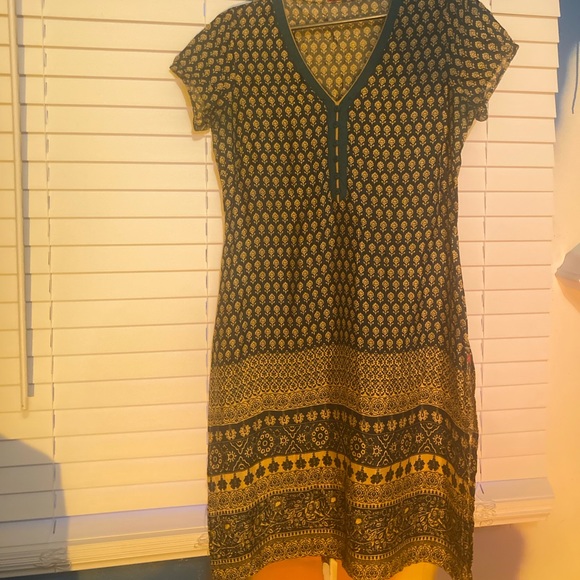 Indian/tunic/cotton/printed S (6-8 US), (32-36EU). - Picture 2 of 6